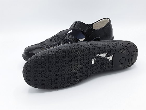 Chaussure confort sytle Fisherman cuir noir 40 de seconde main
