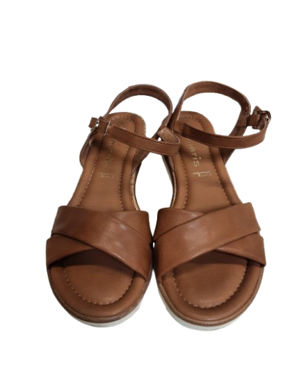 Sandales en cuir camel - Tamaris T38 de seconde main