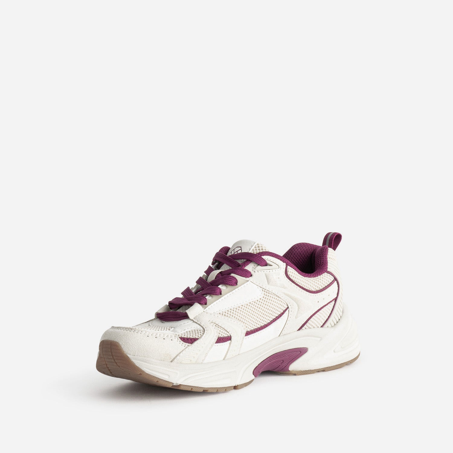 BASKET PHOEBE BEIGE/BORDEAUX