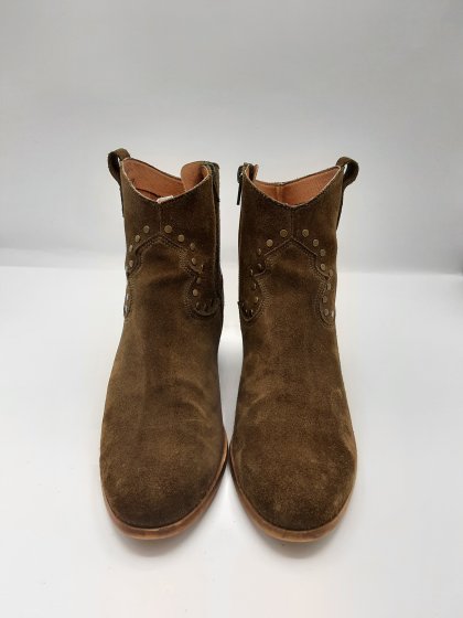 Bottines à talons kaki TEXTO Seconde main