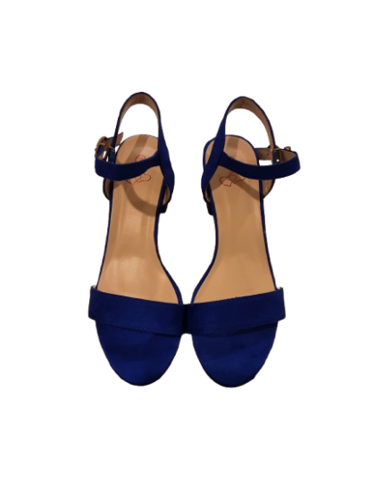 Sandale à talon bleu roi FASHION T38 de seconde main