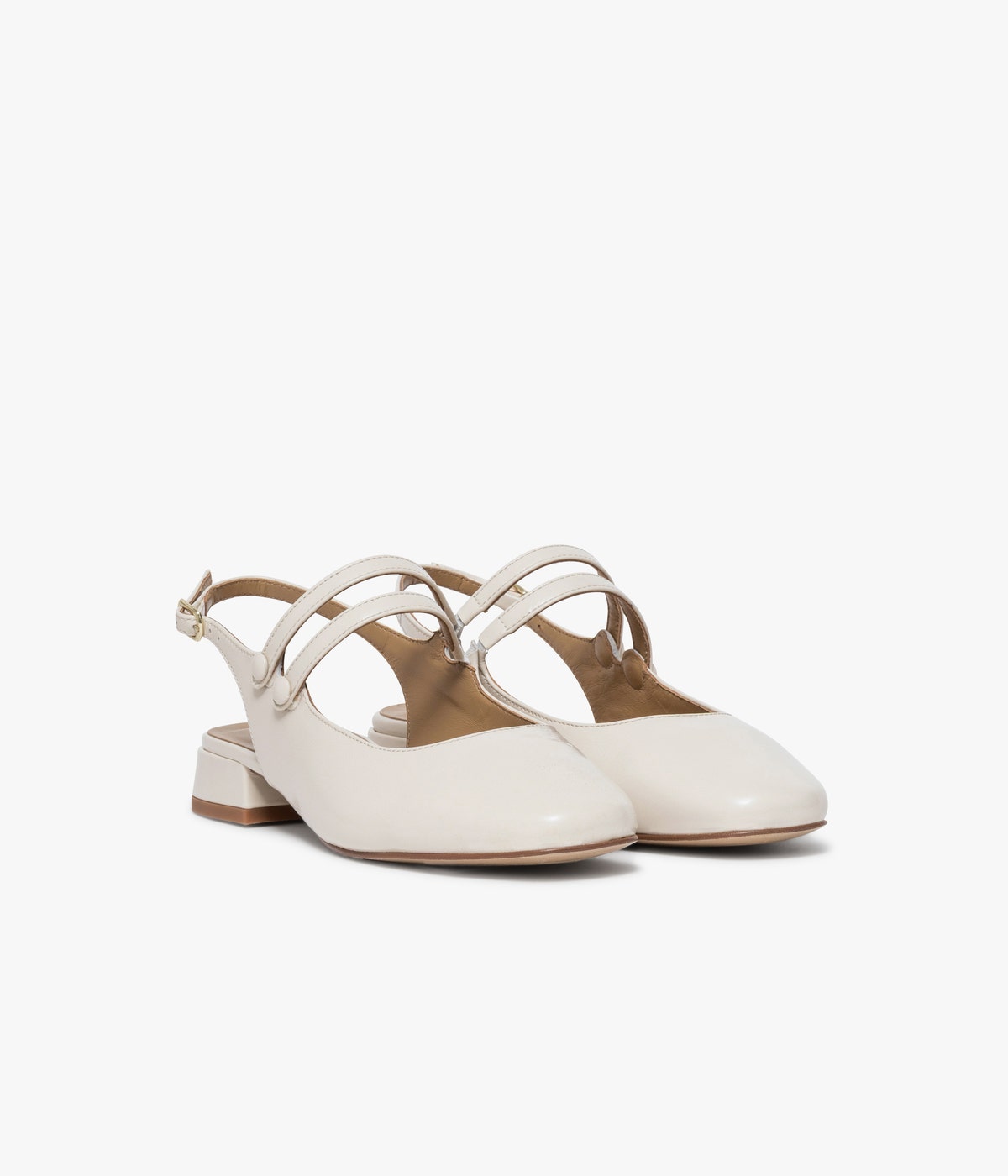 SLINGBACK SYNTHIA ECRU