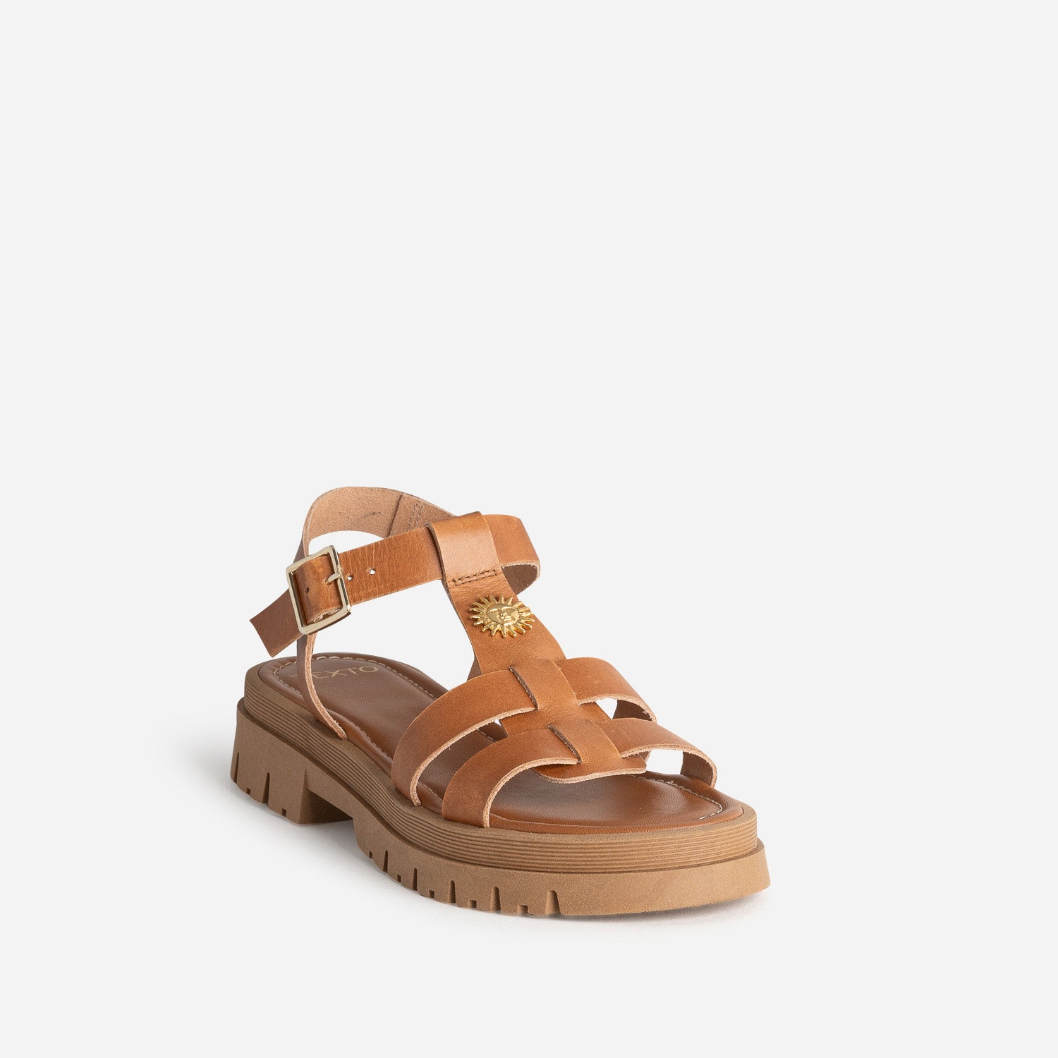 SANDALE NANOU COGNAC