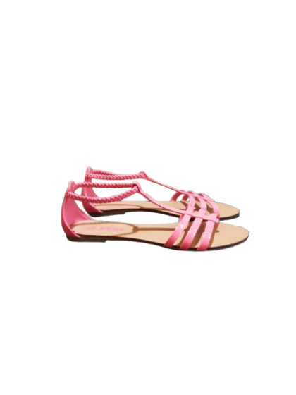 Sandales plates rose E YOU De Seconde Main