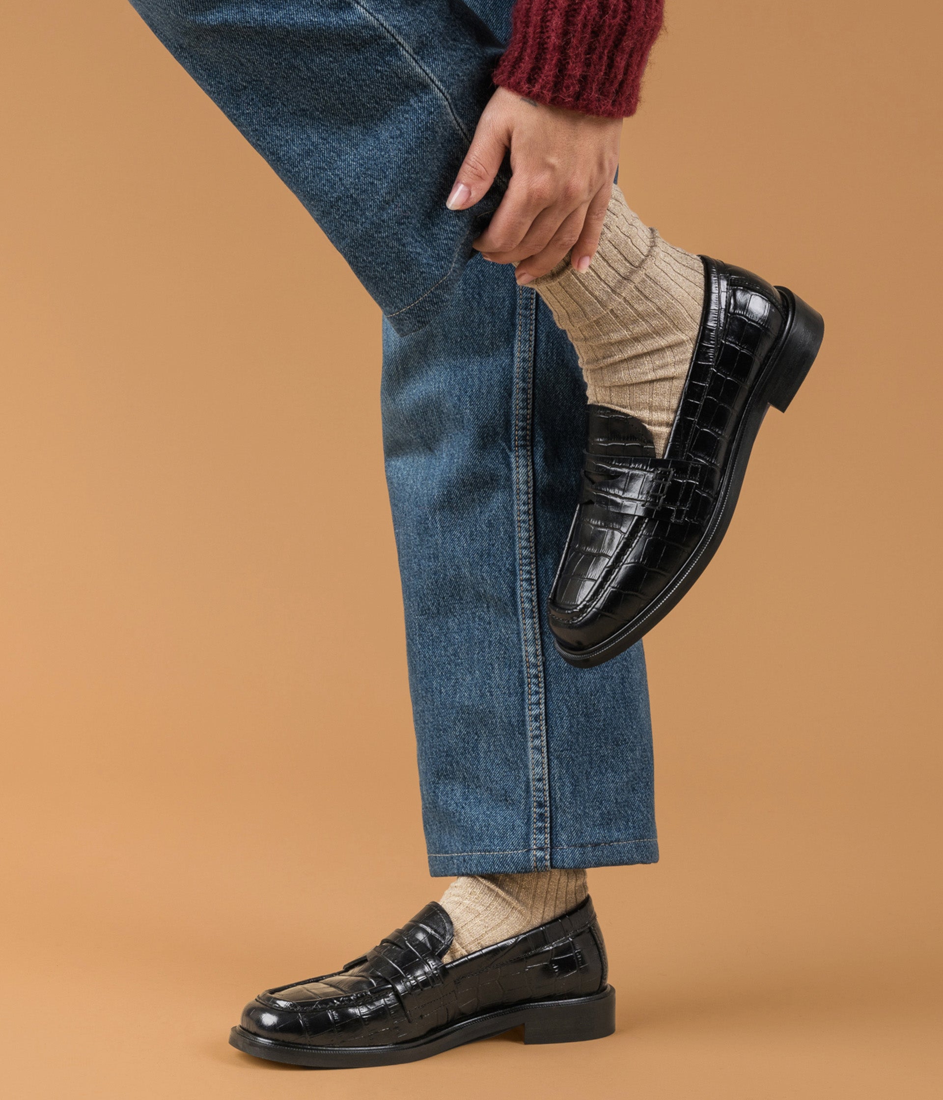 MOCASSIN ANSELLE NOIR