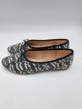 Ballerines noires et blanches pointure 39
