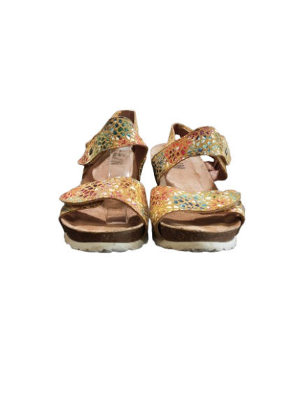 sandale en cuir multicolore de seconde main