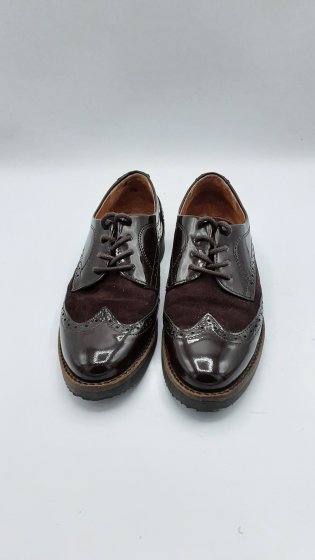 DERBIES CUIR VERNIS VELOURS PEDRO TORRES DE SECONDE MAIN