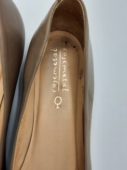 ballerine rosemetal taupe de seconde main