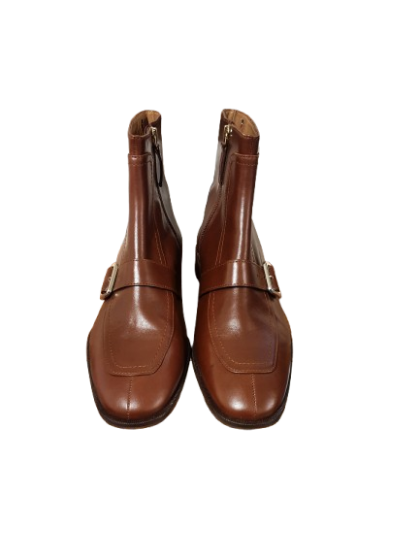 Bottines à boucle bocage cognac de seconde main