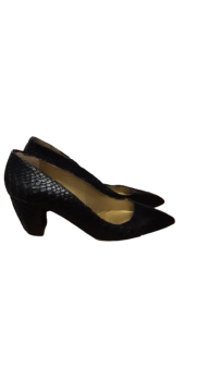 escarpin noir effet python pointure 37 de seconde main