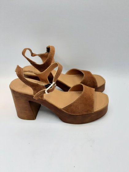 Sandales texto camel de seconde main