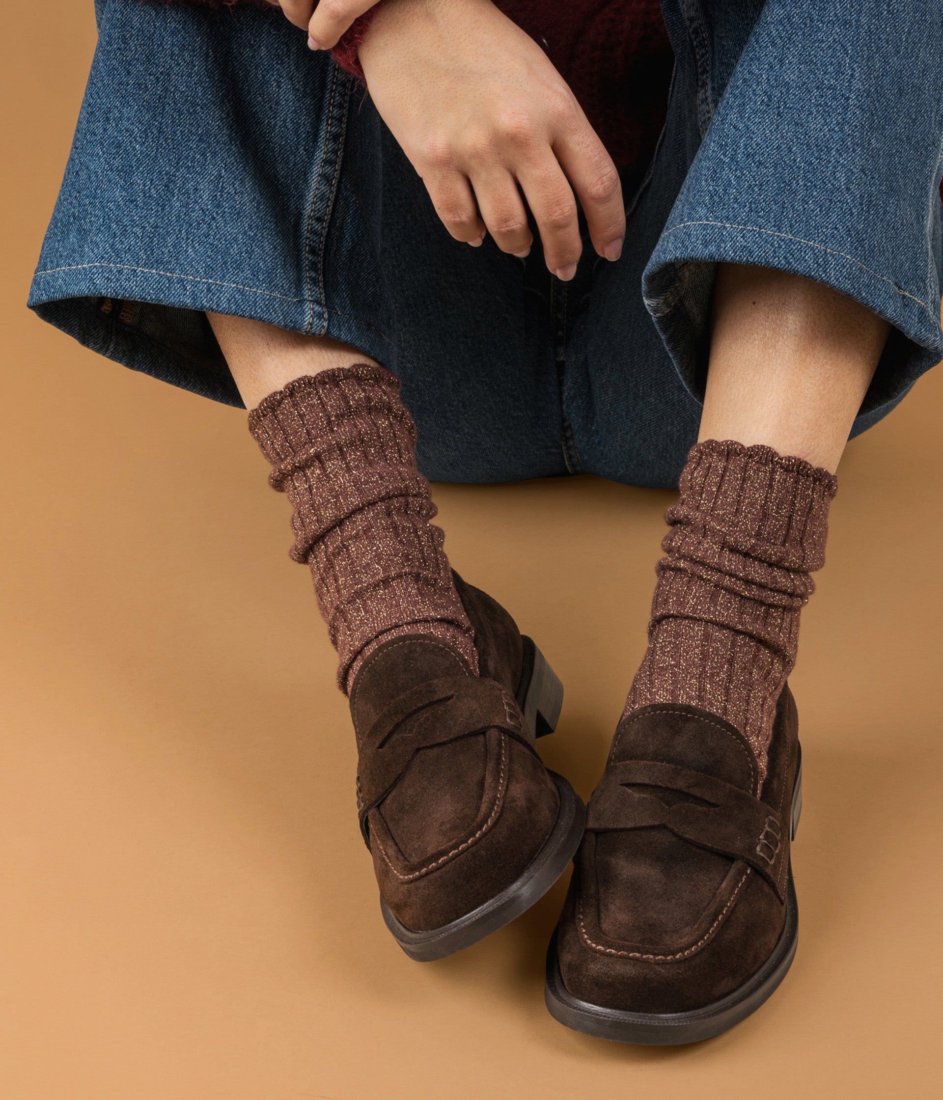 MOCASSIN ANSELLE CHOCOLAT