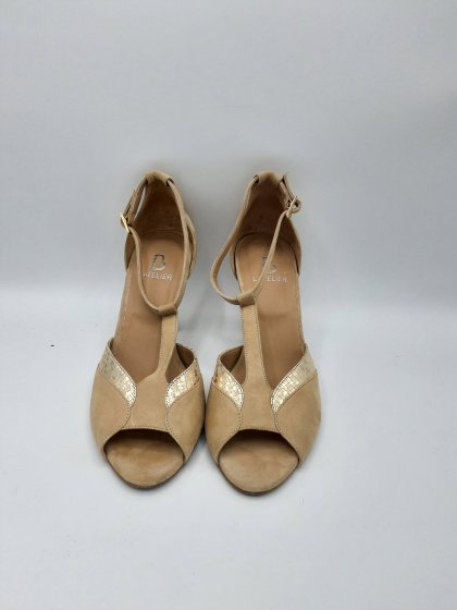 Sandales beige de seconde main
