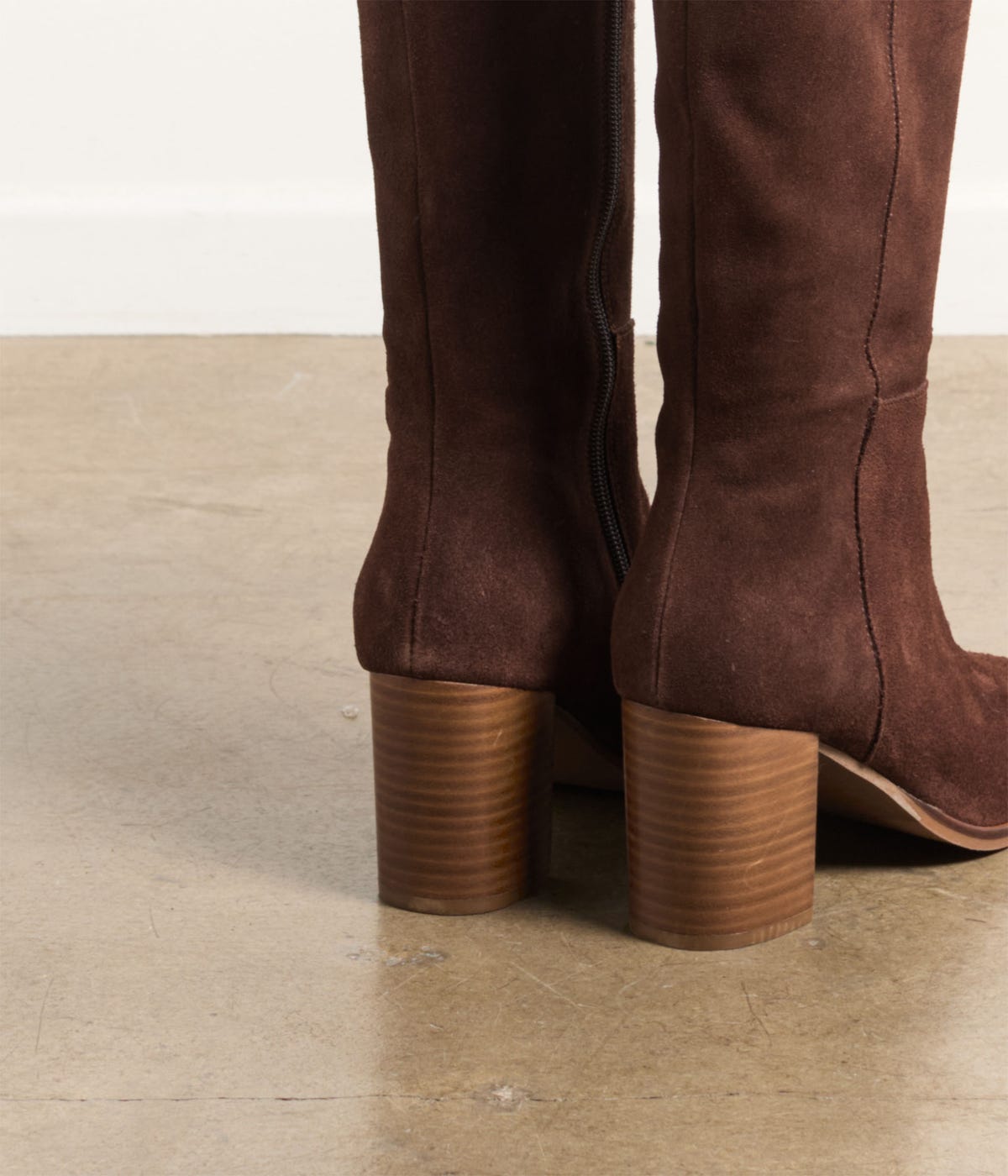 BOTTE À TALON JULIETTE ACAJOU