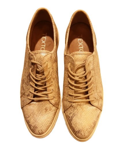Baskets croco TEXTO De Seconde Main
