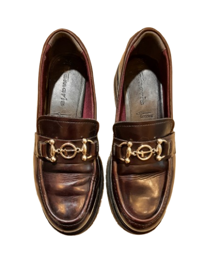 Mocassins bordeaux TAMARIS De Seconde Main