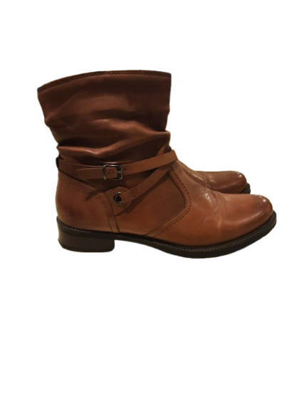 Boots en cuir cognac ERAM T39 de seconde main