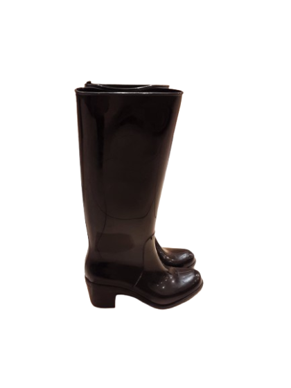 Bottes de pluie noires tex de seconde main