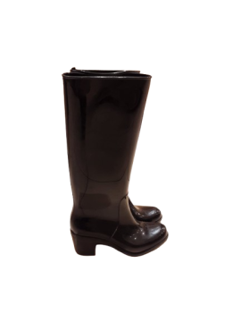 Bottes de pluie noires tex de seconde main
