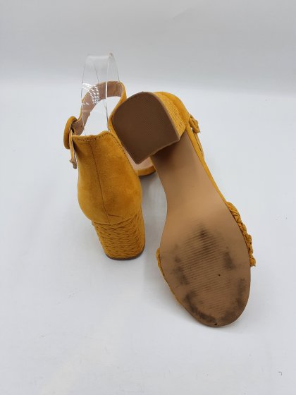 Sandales à talons PROMOD jaunes de seconde main