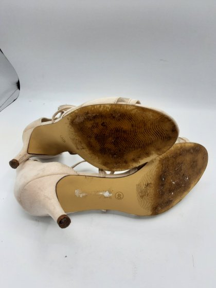 Sandales ERAM rose nude de seconde main