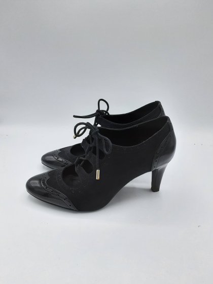 Escarpin noir lacet Eram de seconde main