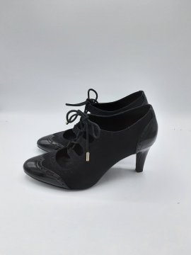 Escarpin noir lacet Eram de seconde main