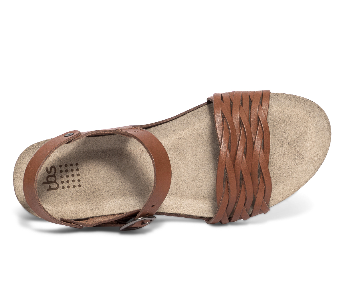 Sandale TBS cognac en cuir