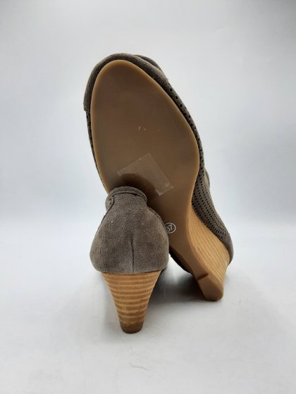 Escarpins compensés ANDRE taupe de seconde main