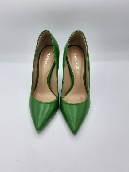 Escarpin San Marina vert de seconde main
