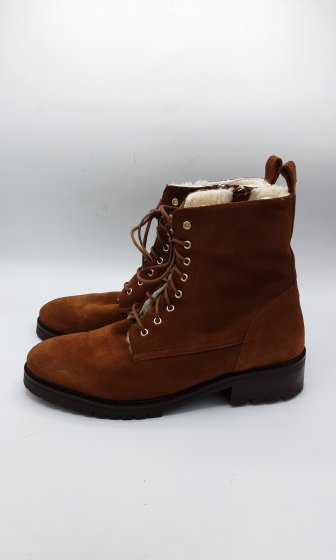 Bottine fourré en velour