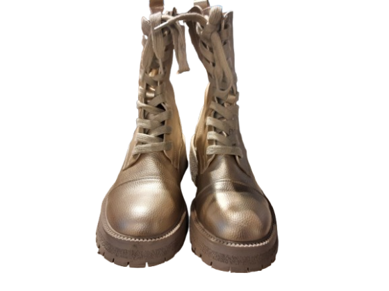Bottines FINDLAY dorées de seconde main