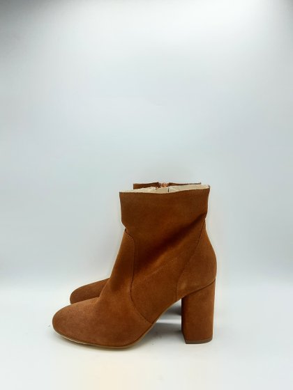 bottines à talon cognac bocage de seconde main