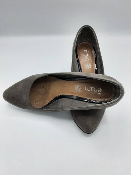escarpins gris d'occasion