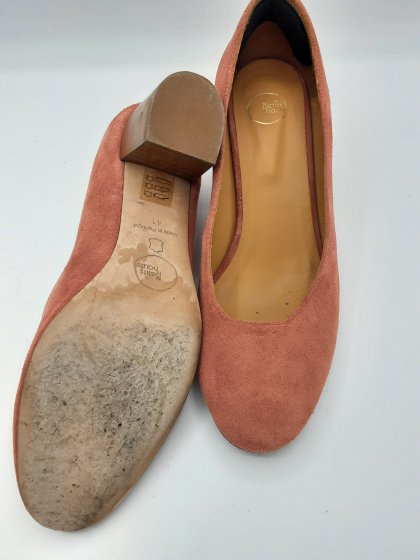 Escarpin des petits hauts rose de seconde main