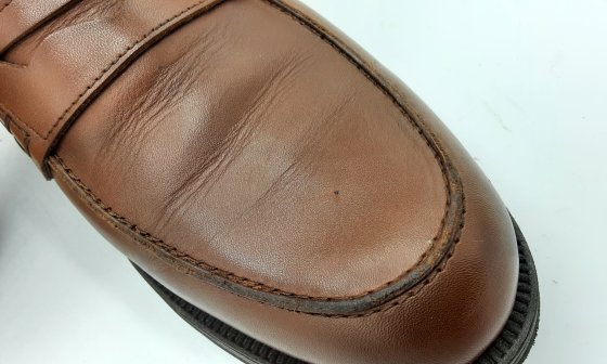 Mocassins en cuir marron de seconde main