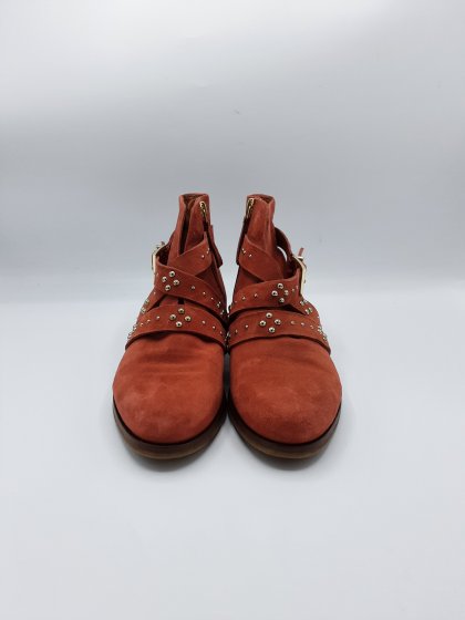 Bottines terracota Bocage de seconde main