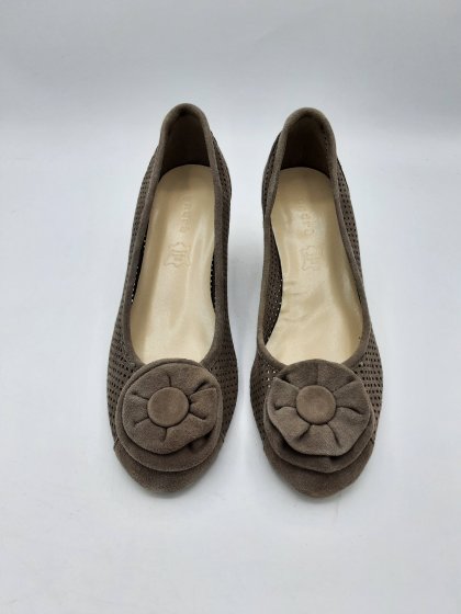 Escarpins compensés ANDRE taupe de seconde main