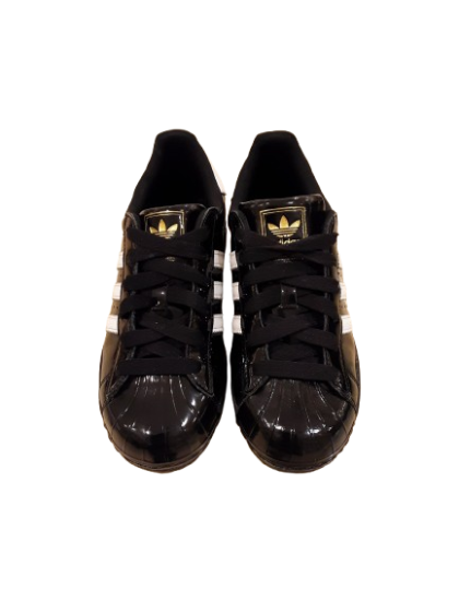 Tennis ADIDAS noires laquées T39 1/3