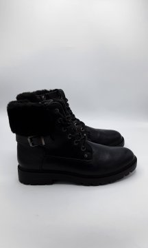Boots noires fourrées