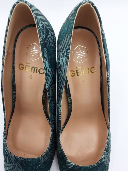 Escarpins GEMO verts de seconde main