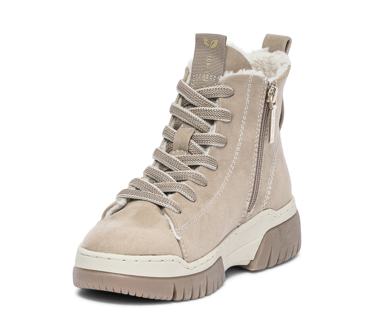 Boots beige beige fourrée