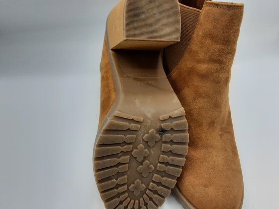 boots bershka marron de seconde main