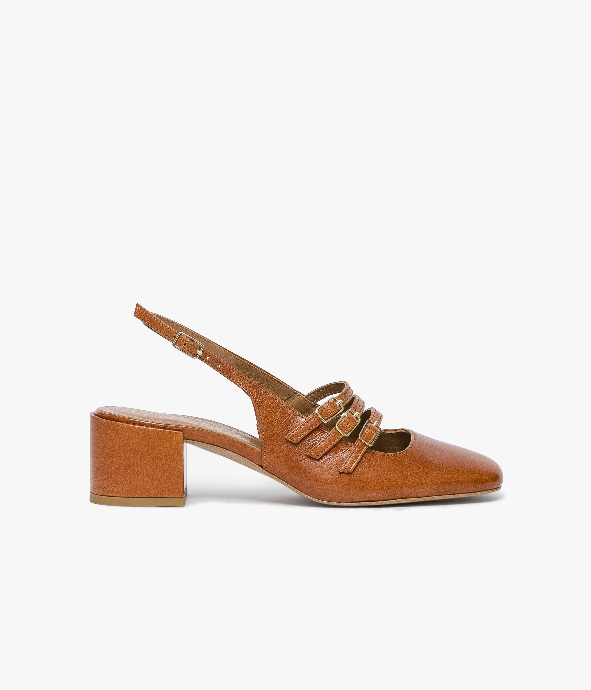 SLINGBACK DEMI CAMEL