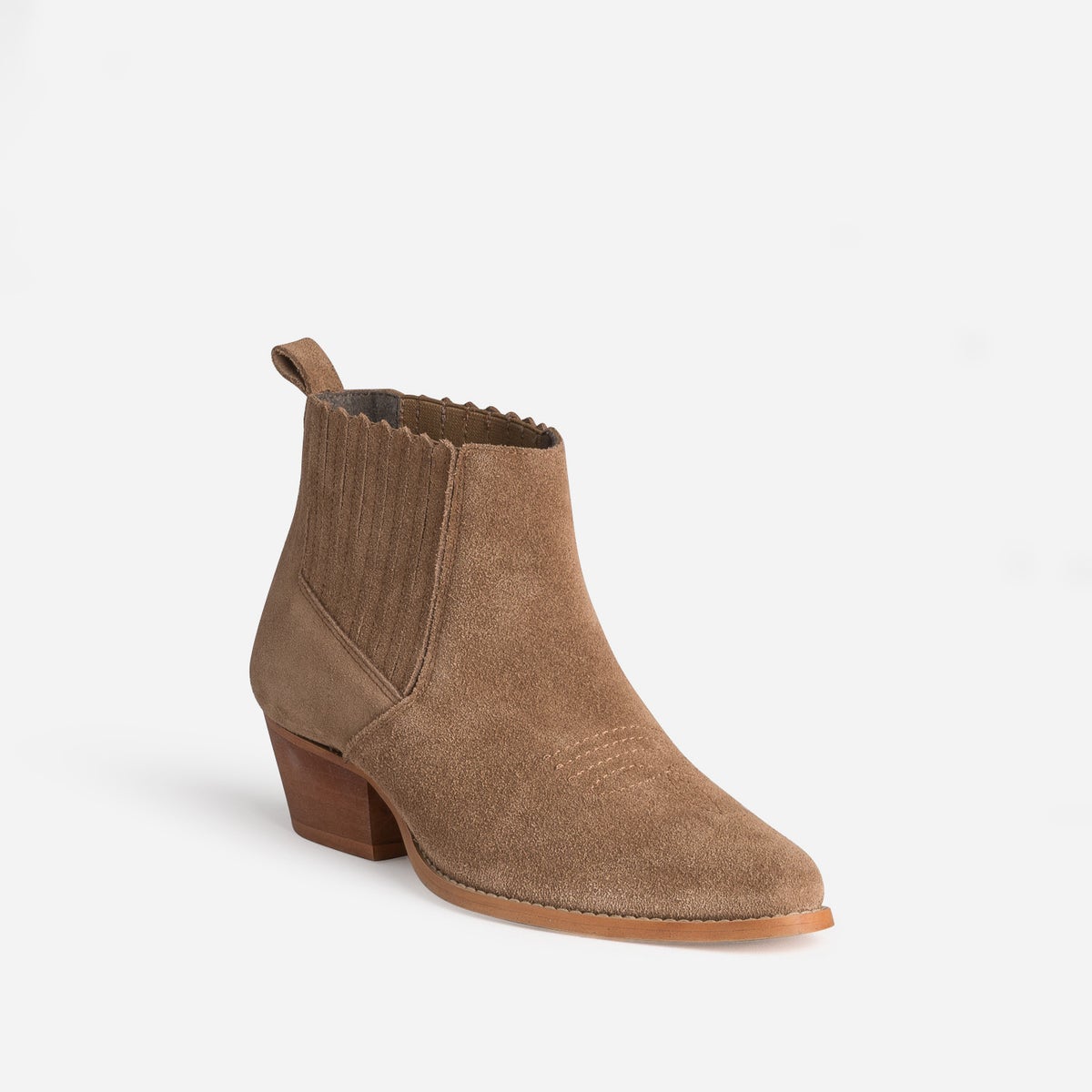 BOOTS AGATHE. TAUPE