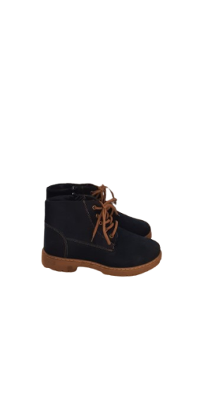 Boots à lacets daim bleue neuve secondes mains pointure 39
