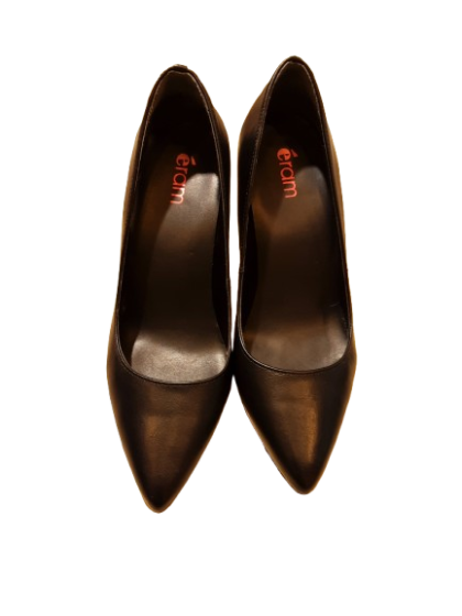 Escarpin en cuir noir ERAM de seconde main