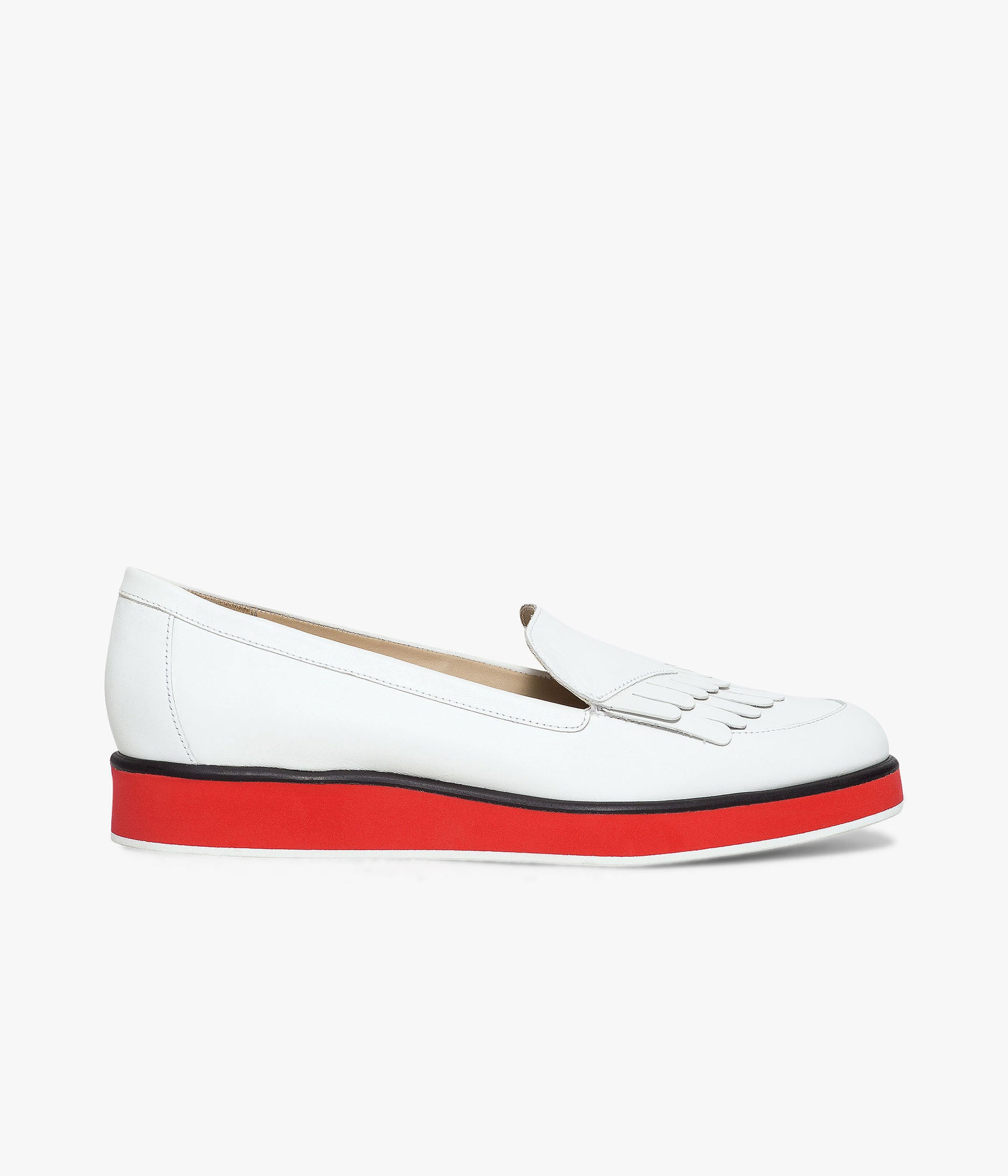 MOCASSIN LAFITA BLANC