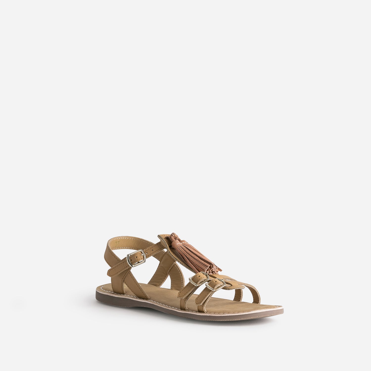 SANDALE ADELE6 MARRON CLAIR